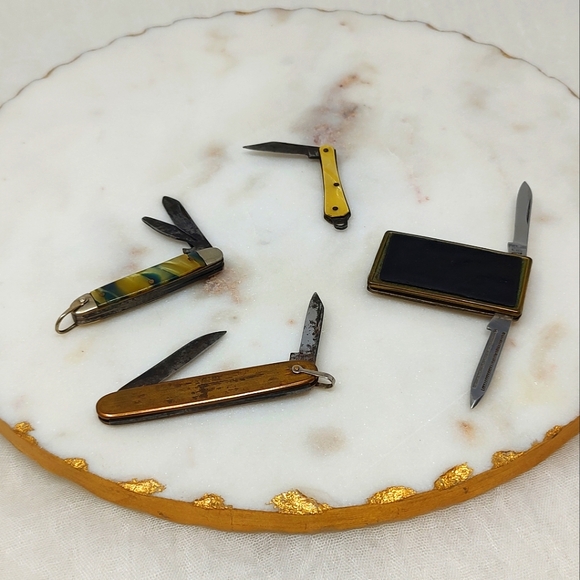 Assorted Vintage Mini Pocket And Money Clip Knife Set - Picture 13 of 14